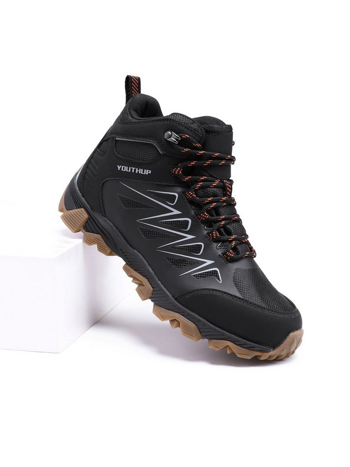 YOUTHUP Herren High-Top Sportschuh Wanderschuh wasserdicht & rutschfest Bild 5