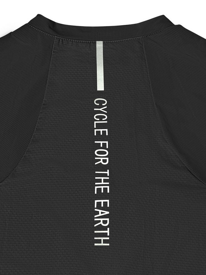 Wulibike Radtrikot Damen All-Road Fahrrad-Set, Langarm Radtrikot und Träger-Fahrradhose (2-tlg) Atmungsaktives Material, integrierte Reflektoren, 7 Taschen Bild 3