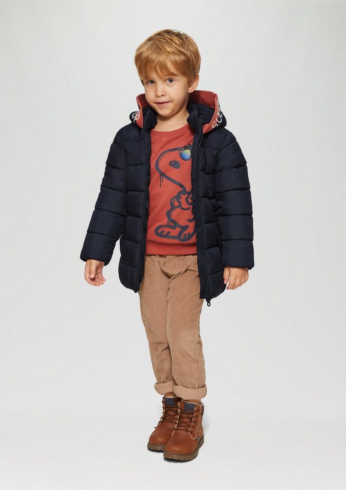 s.Oliver Funktionsmantel Outdoor-Mantel Steppjacke mit Kontraststreifen und Fleecefutter Bild 2