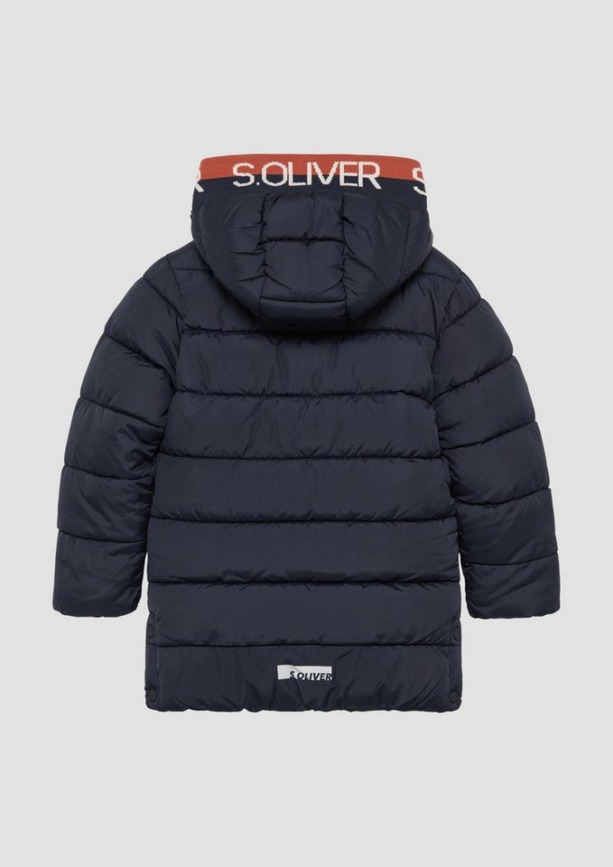 s.Oliver Funktionsmantel Outdoor-Mantel Steppjacke mit Kontraststreifen und Fleecefutter Bild 3