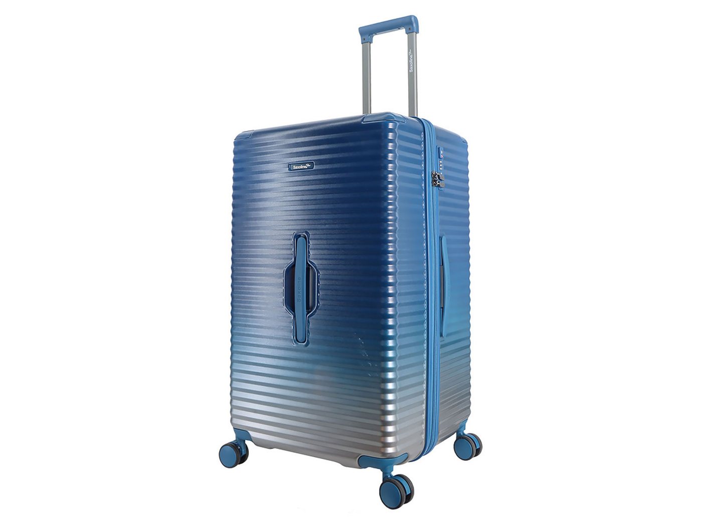 Saxoline® blue Kofferset Elite Spinner Gr. M/L, 4 Rollen, (2 tlg), TSA-Zahlenschloss Bild 5