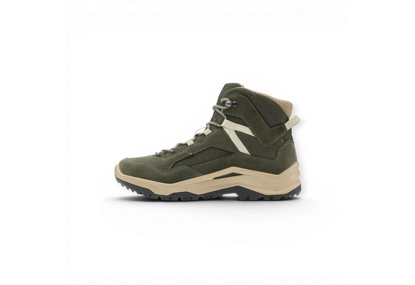 Lowa Ventierra QC GTX (Veloursleder/Textil, wasserdicht) olivgrün/beige Wanderschuh Bild 2