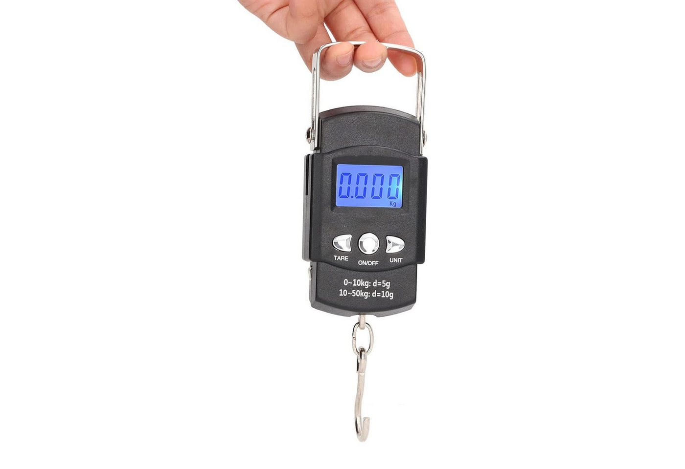 FELIXLEO Kofferwaage Tragbare Handwaage 50kg Digitale Kofferwaage Reisewaage, (1-tlg) Bild 4