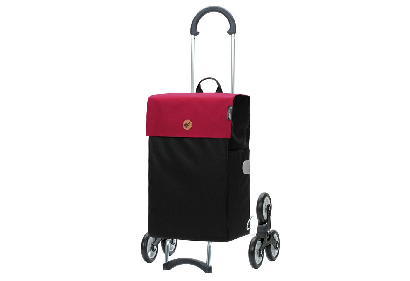 Andersen Einkaufstrolley Treppenst. Scala Sh. Hera rot, belastbar bis 40kg, wasserabweisend