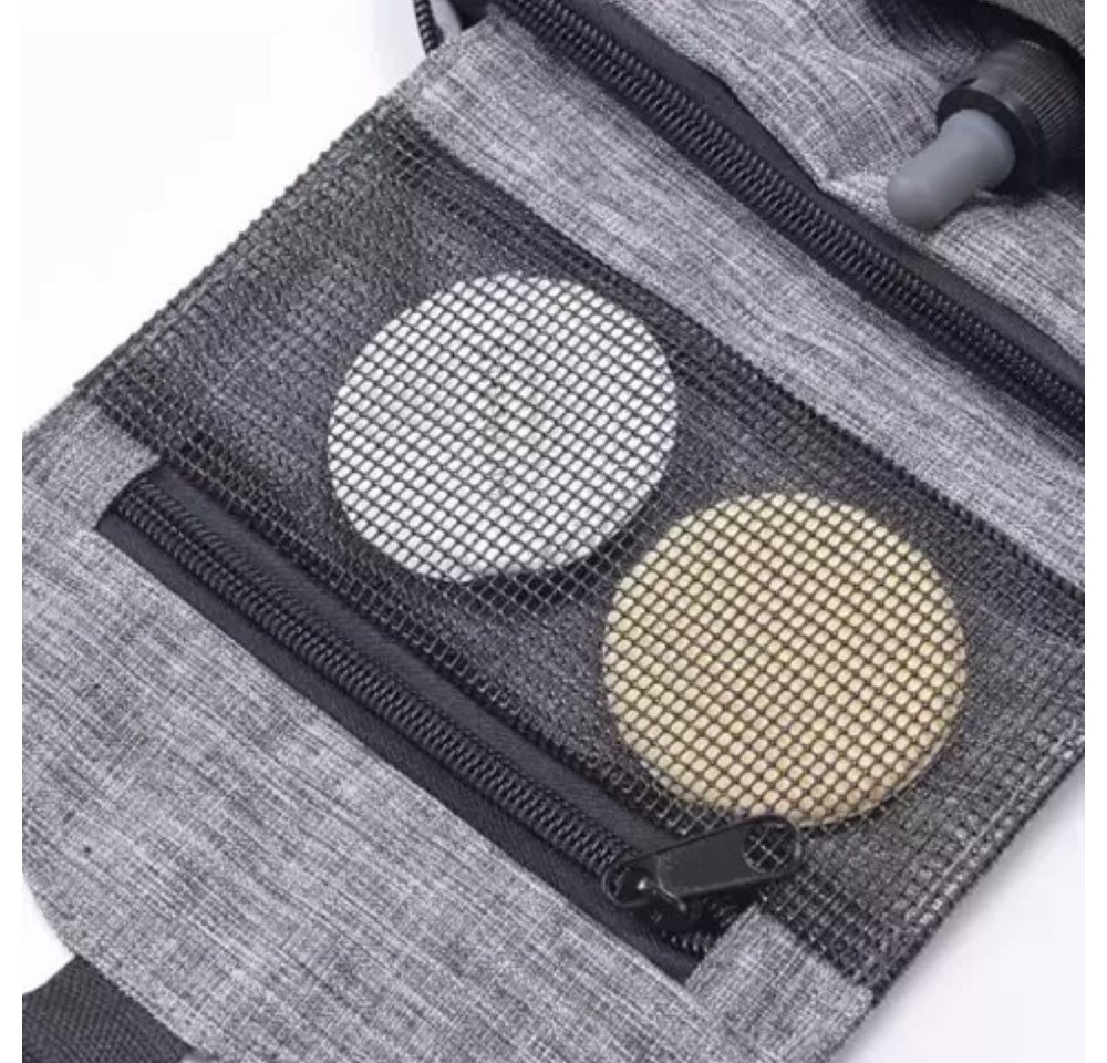soulima Kulturbeutel Kulturbeutel Kulturtasche Kosmetiktasche Ideal für Unterwegs (Kulturbeutel Kosmetiktasche Set, 1x Kulturbeutel Ideal für Reisen oder Sport), Wasserdichtes Material, praktischer Haken
