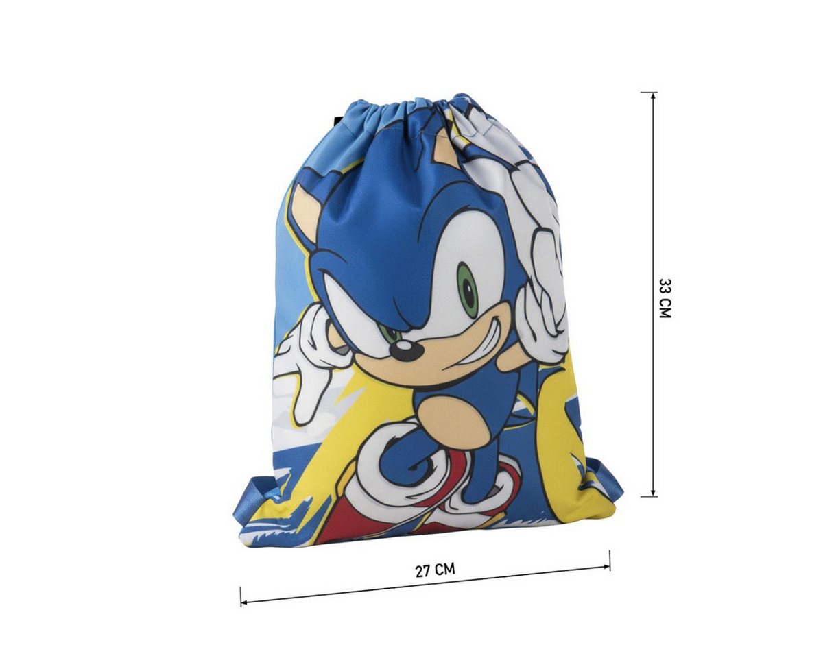 Sonic The Hedgehog Dokumententasche - Kinder flache Schultasche für Schule Kindergarten Freizeit (1-tlg)