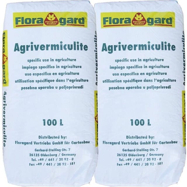 Floragard - Agri Vermiculite, Substralverbesserer Erdenverbesserer Brutsubstrat