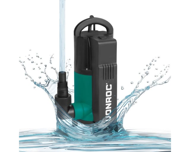 Vonroc - Tauchmotorpumpe 750W - 14000 l/h - Integrierter Schwimmer Schmutz- und Klarwasser