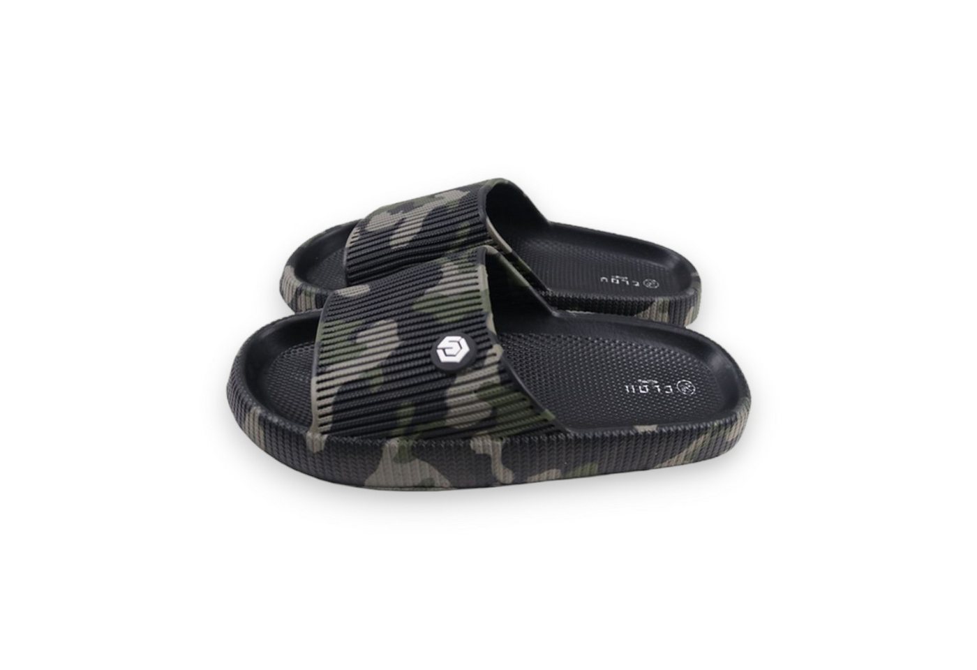 VewoTex Herren Badelatschen Camouflage » günstige Herrenschuhe Badeschuh (1 Paar, 1-tlg., Kein Set) Badeschlappen mit Tarnmuster » Sommer Sandalen, Badeschuhe Bild 2