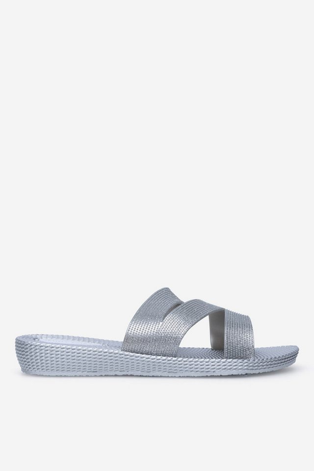 Jenny Fairy Jenny Fairy Damen Flip-Flops 38 silberfarben 5905588621065 Badepantolette Bild 3