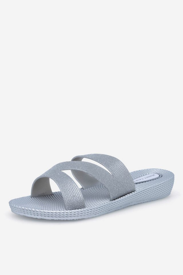 Jenny Fairy Jenny Fairy Damen Flip-Flops 38 silberfarben 5905588621065 Badepantolette Bild 5