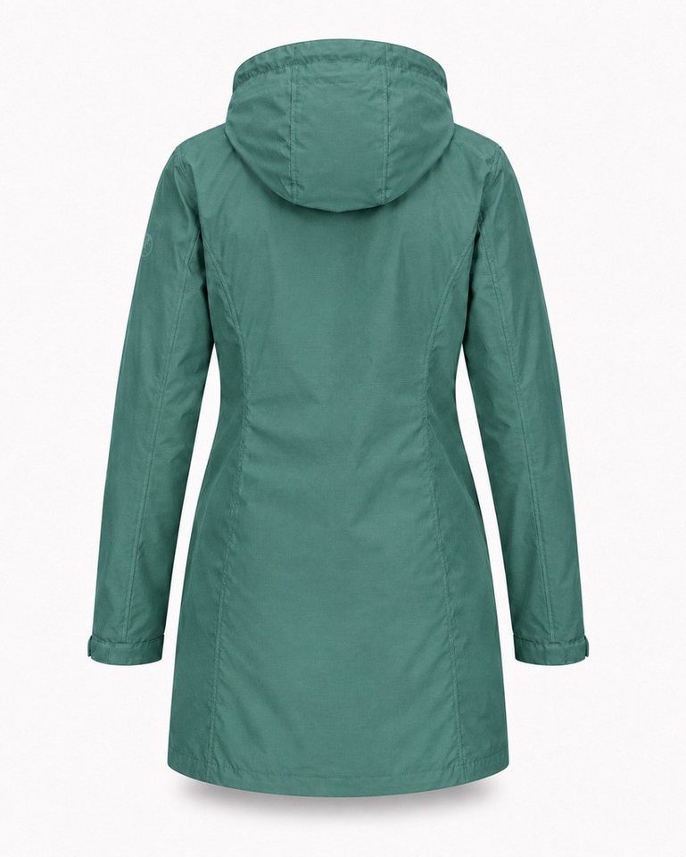 DEPROC Active Outdoorjacke LAVAL LONG WOMEN Longjacke, Funktionsmantel, Regenjacke abnehmbare Kapuze Bild 2