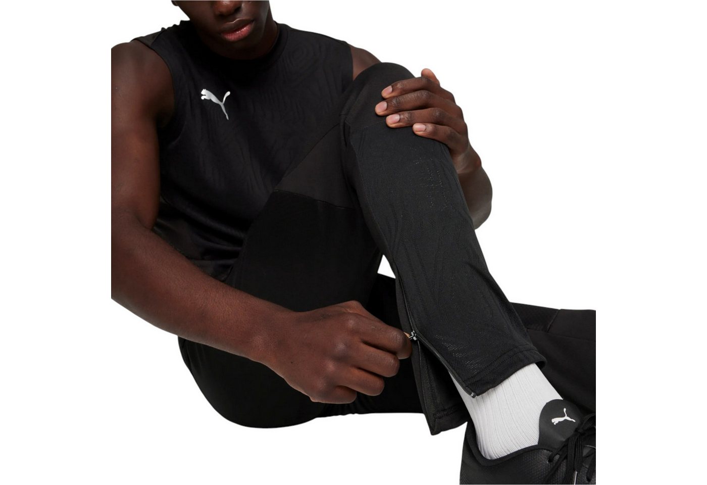 PUMA Trainingshose teamFINAL Pant lang - schwarz Herren Bild 4