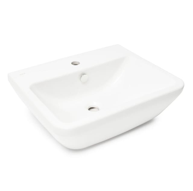 Vitra - Integra Waschtisch 45 x 40 cm mit Hahnloch mittig, Weiß (7047-003-0001)
