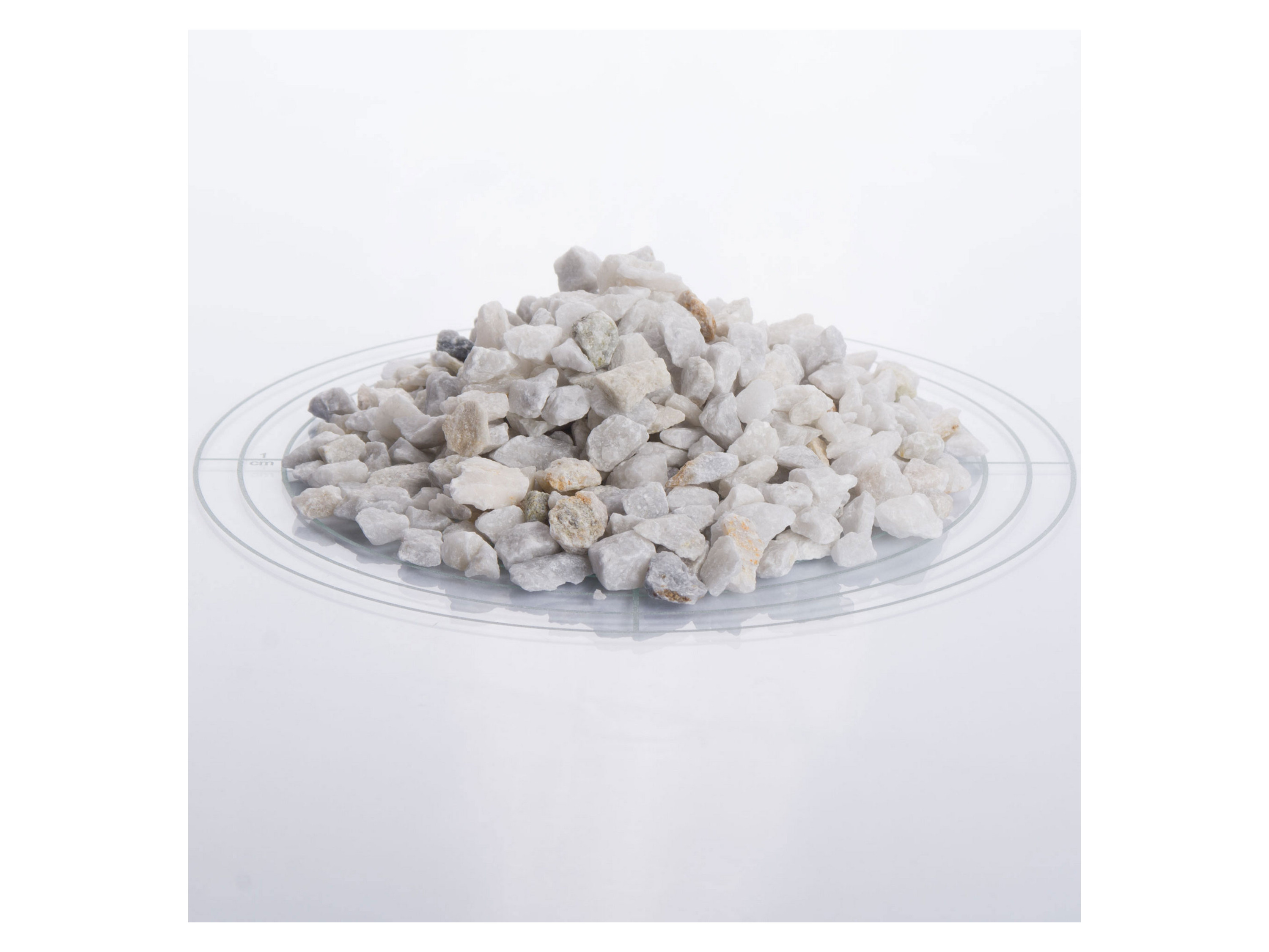 SCHICKER MINERAL Marmor Ziersplitt (8-16 mm, 1000 kg BigBag, weiß)