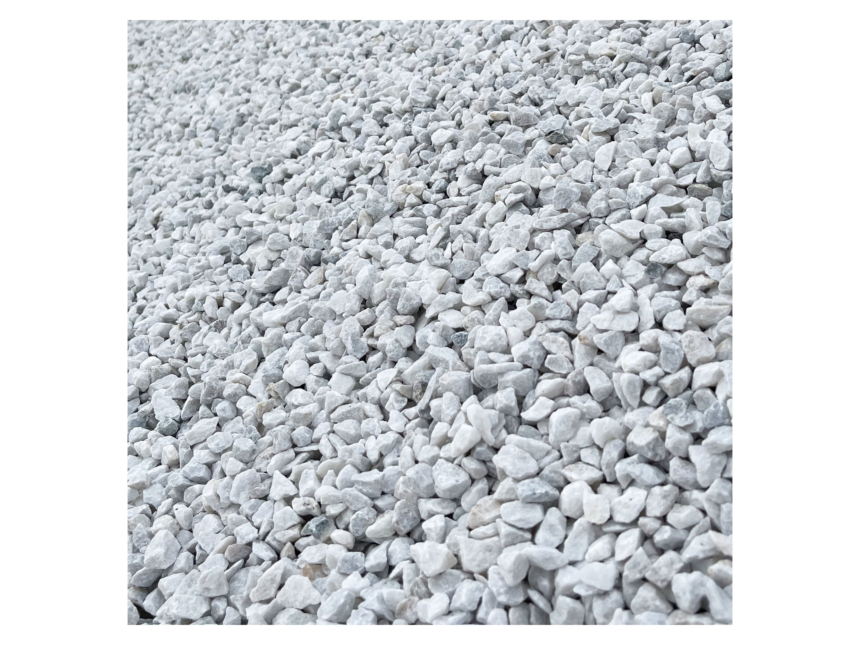 SCHICKER MINERAL Marmor Ziersplitt (8-16 mm, 1000 kg BigBag, weiß) Bild 2