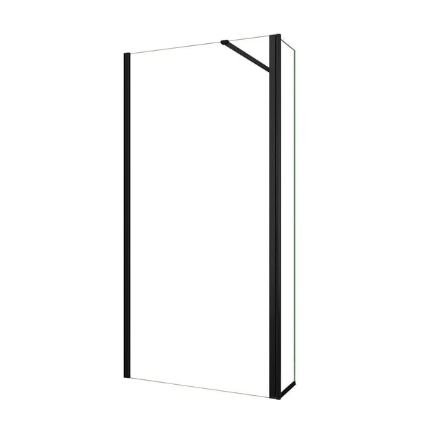 70x76x195cm Schwarz Faltbar+drehbar 6mm Nano ESG Glas Duschkabine Duschabtrennung
