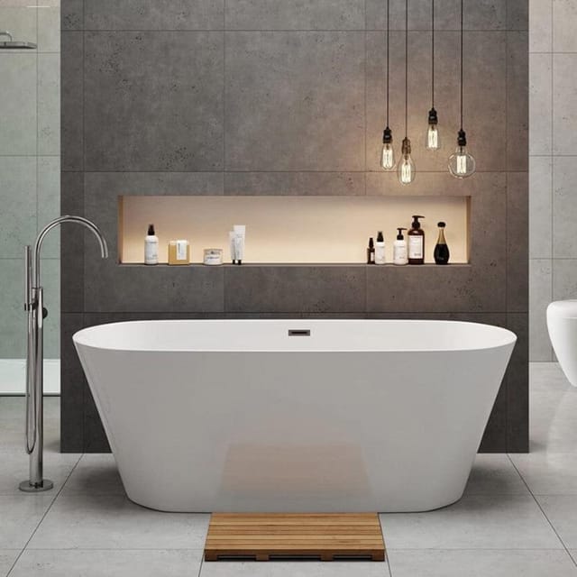 Freistehende Badewanne FINDLAY Anti-Slide 171 cm