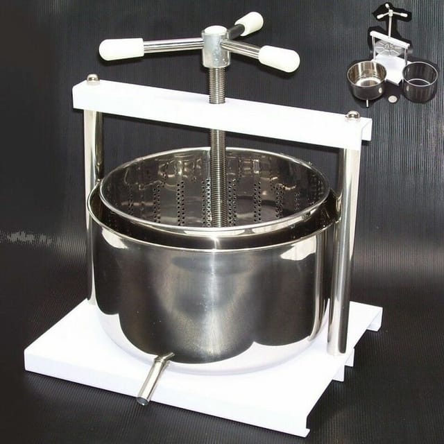 Apex - edelstahl va Beerenpresse Saftpresse 55318 Weinpresse 12L Apfelpresse Obstpresse