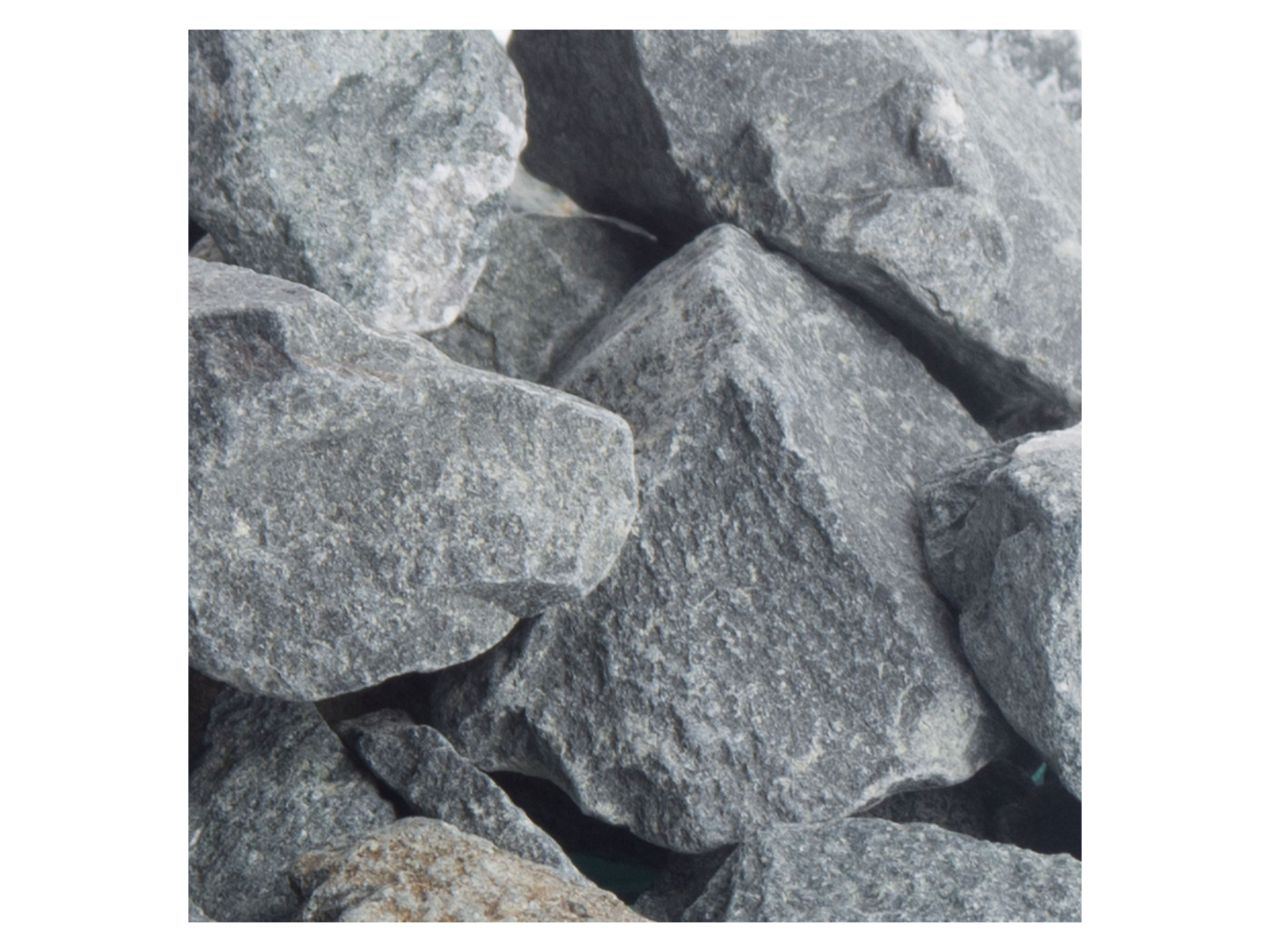 SCHICKER MINERAL Diabas Ziersplitt (16-32 mm, 1000 kg BigBag, Grau)