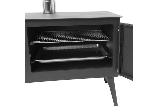 Campfeuer - Zeltofen 28,5 x 58,5 x 260 cm Zeltheizung, Holzofen für Camping