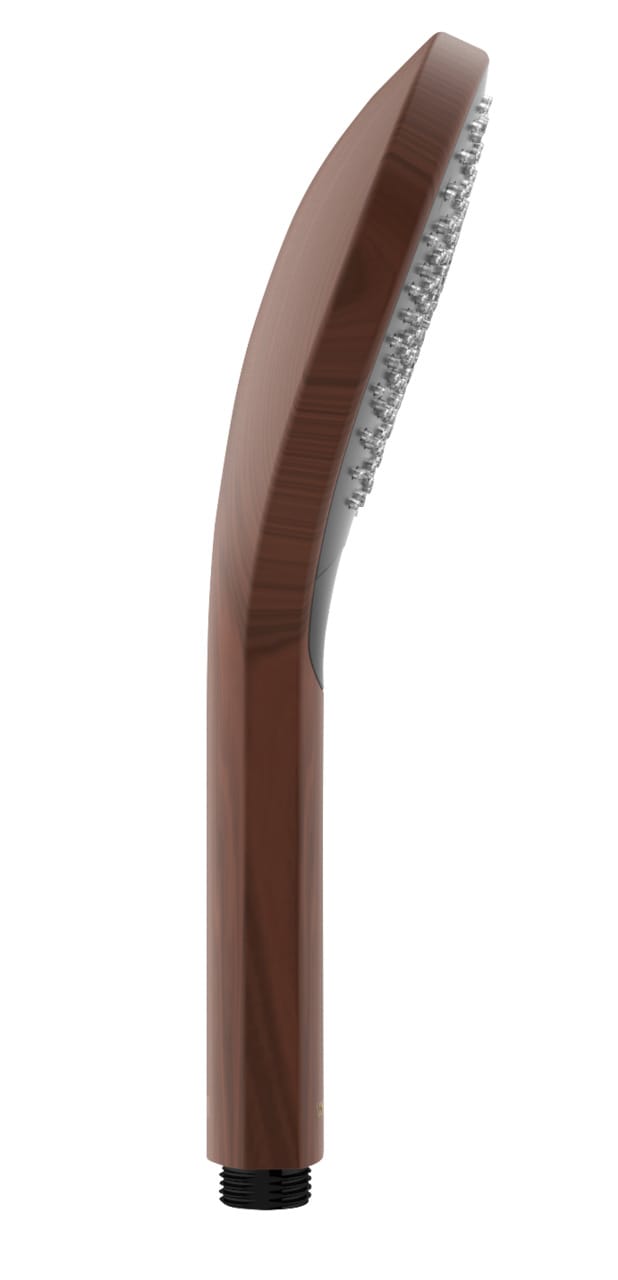 Duschkopf Watersaving Wood, ø 12 cm, Braun, Kunststoff (abs) braun schwarz - braun - Wenko