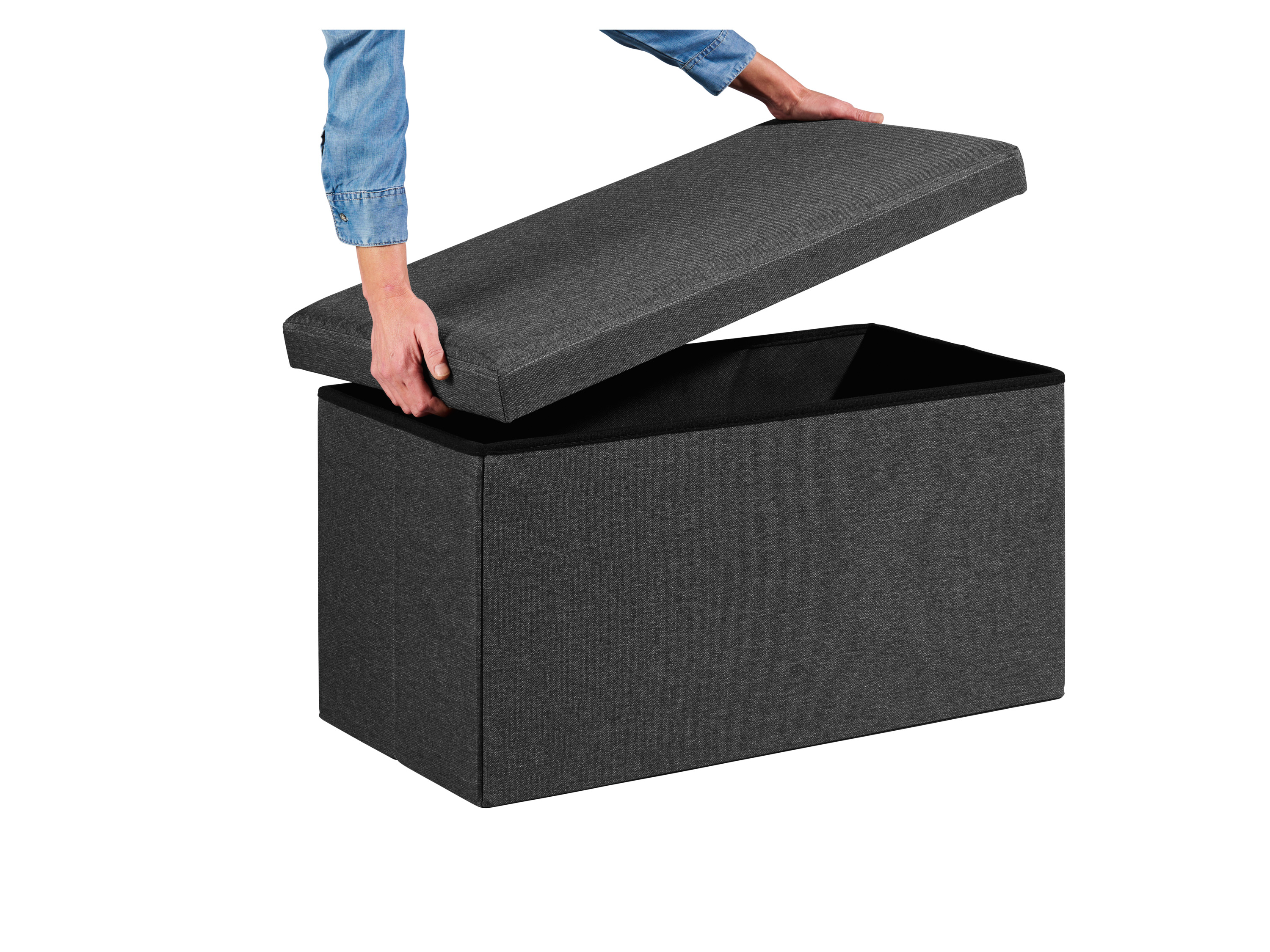 LIVARNO® Sitztruhe (Grau) Bild 3