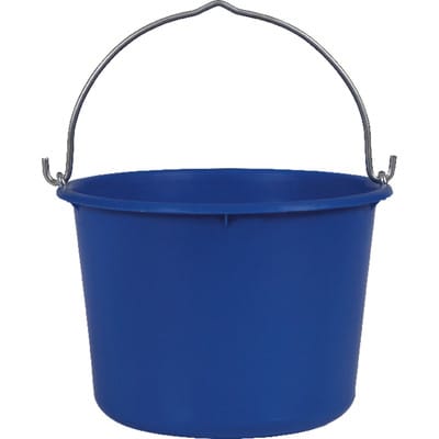 FP - Baueimer 12 l, blau mit Metalösenbügel 6 mm
