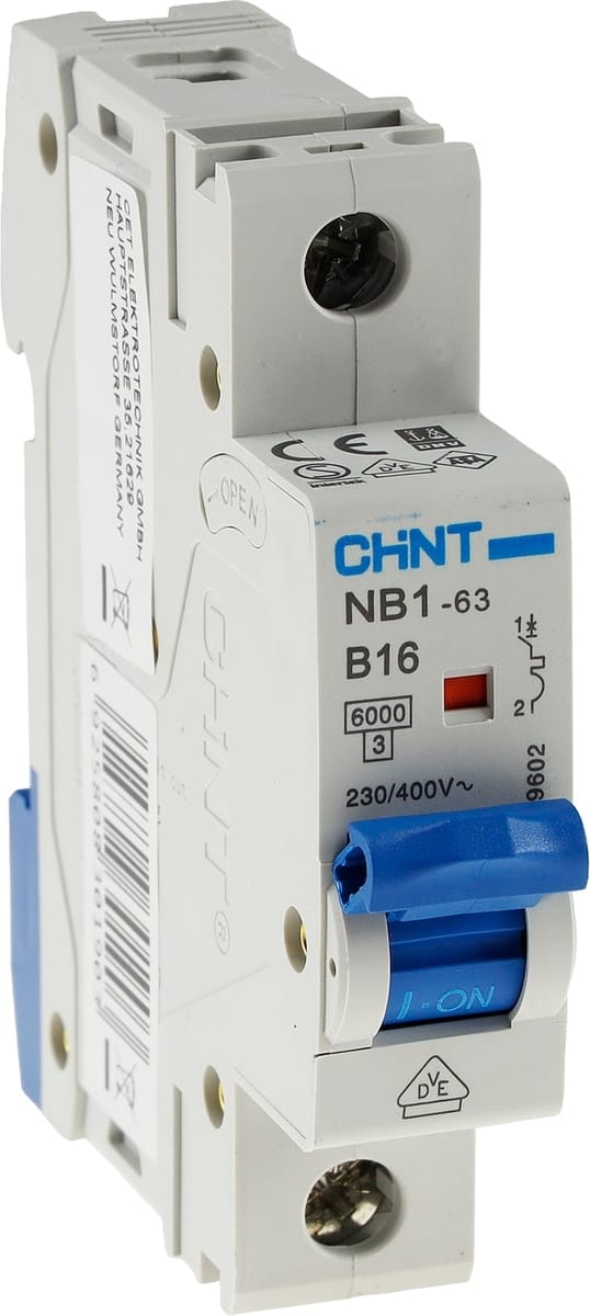 CHINT Leitungsschutzschalter 23390, B16, 16 A, 1-polig