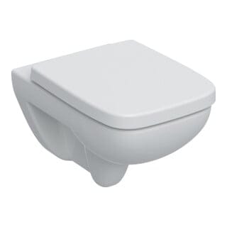 Wand-WC, Tiefspüler-Set Renova Plan 6/5 l, mit WC-Sitz, weiß - Geberit