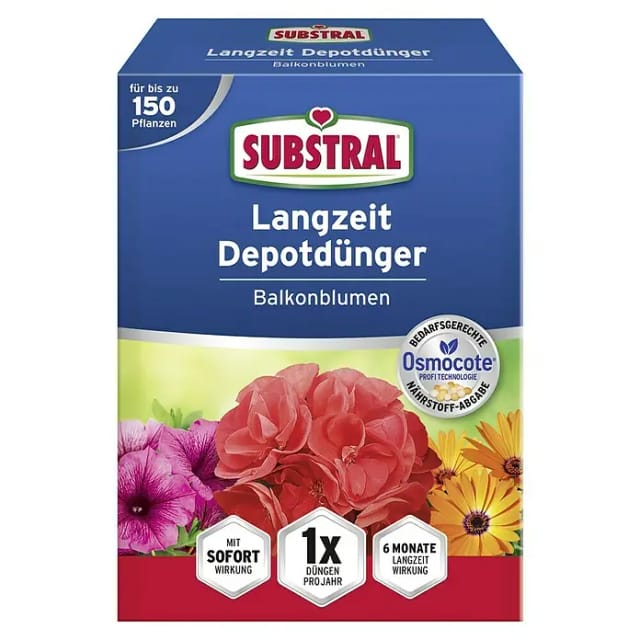 Substral Langzeit Depotdünger für Balkonblumen - 1,5 kg