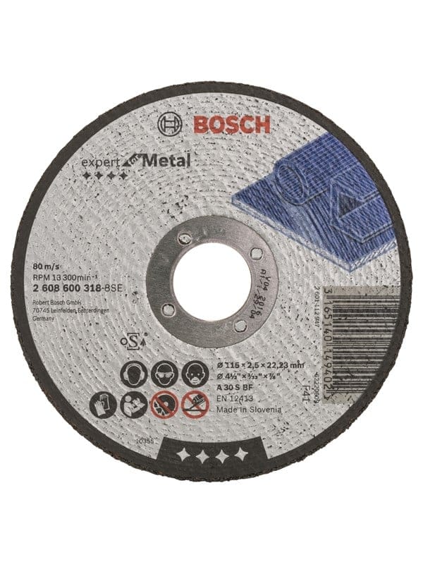 Bosch - pro Metal Trennscheibe 115 x 2,5 x 22,23 mm - 2608600318
