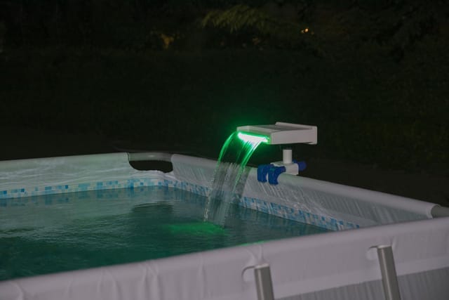 Wasserfall Flowclear 8-farbiges LED-Licht für Frame Pools - Bestway