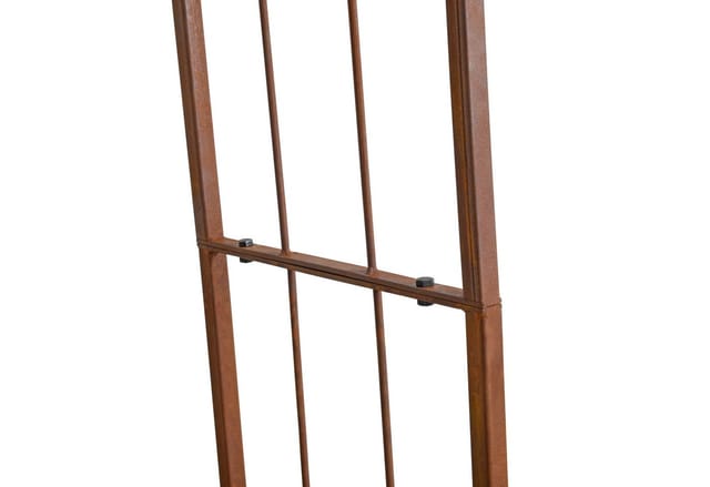 Estexo - Rosenspalier Rosenbogen Torbogen 140 cm Rankhilfe Rost Metall Kletterhilfe Bogen