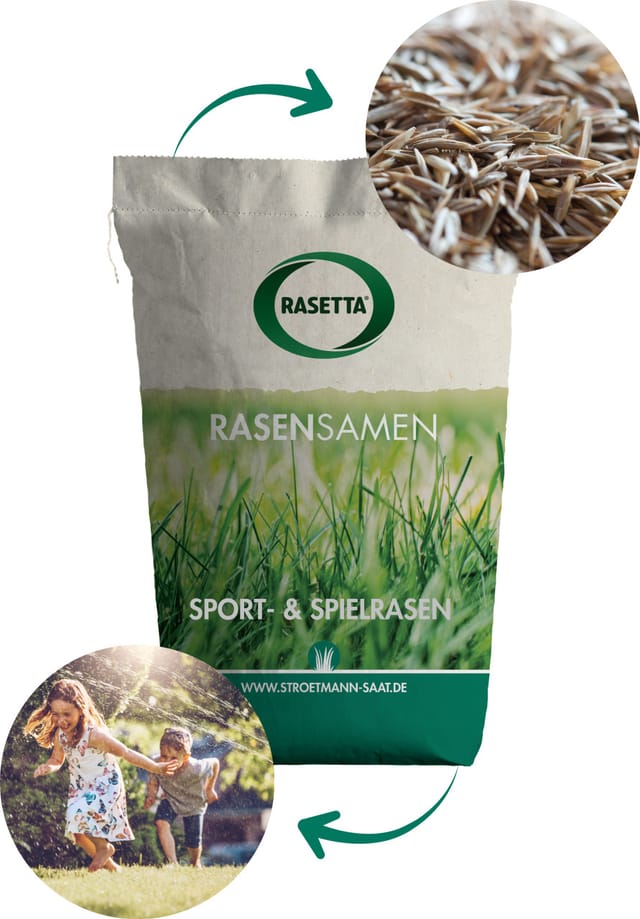 Mm_unverified_brand - Stroetmann Rasetta Sport- und Spielrasen 10 kg robuster Strapazierrasen