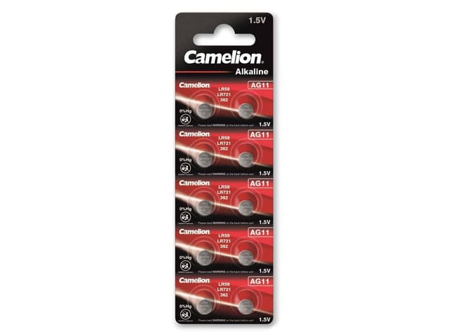 Knopfzelle AG11, 10 St. - Camelion