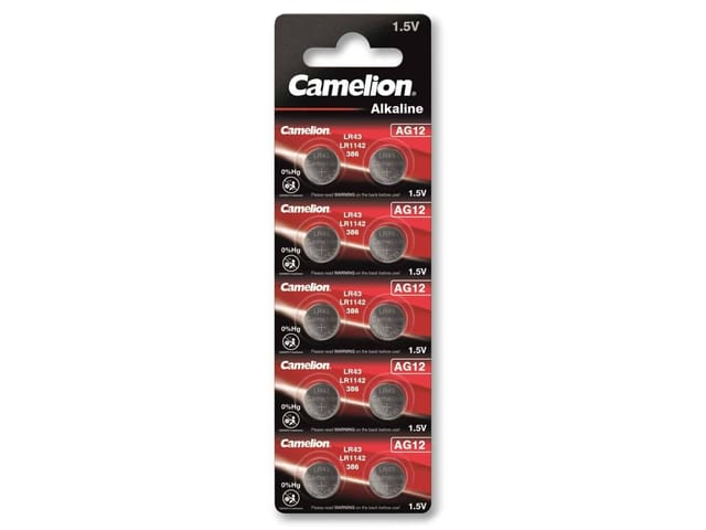 Knopfzelle AG12, 10 St. - Camelion