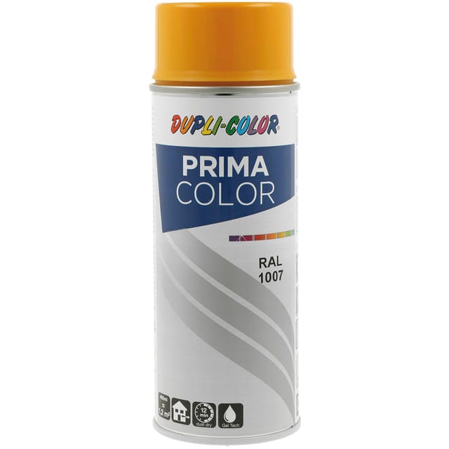 Dupli-color - Dupli Color Prima Lackspray, Sprühlack 400ml, chromgelb glänzend ral 1007