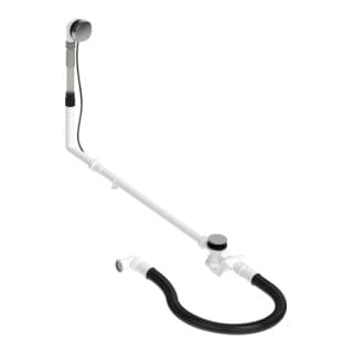 Duravit - Ab- und Überlaufgarnitur Quadroval 792210, chrom,