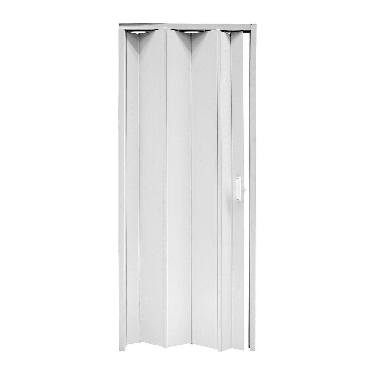 Innen-falttür "monica" 83 X H 214 Cm Aus Pvc "made In Italy" -farbe Nussbaum