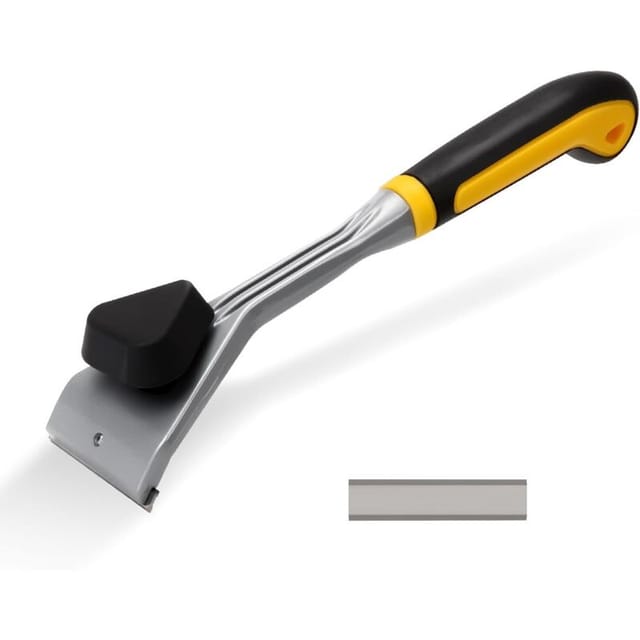 Hartmetall-Farbschaber mit Ersatzklingen, Softgriff, Holzschaber zum Entfernen von Farbe, Klebstoff usw.