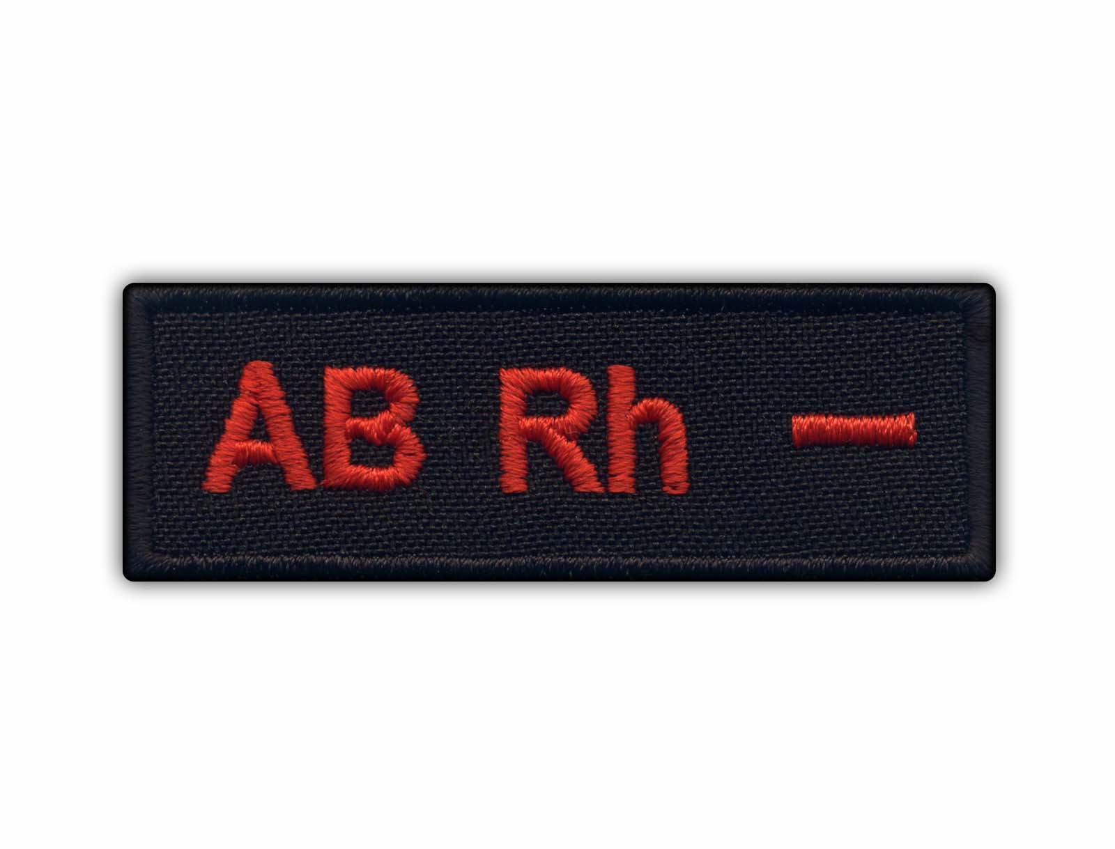 Patchion Blutgruppe Ab Rh - - Selbstklebende Rückseite - Gestickter Aufnäher/abzeichen/emblem