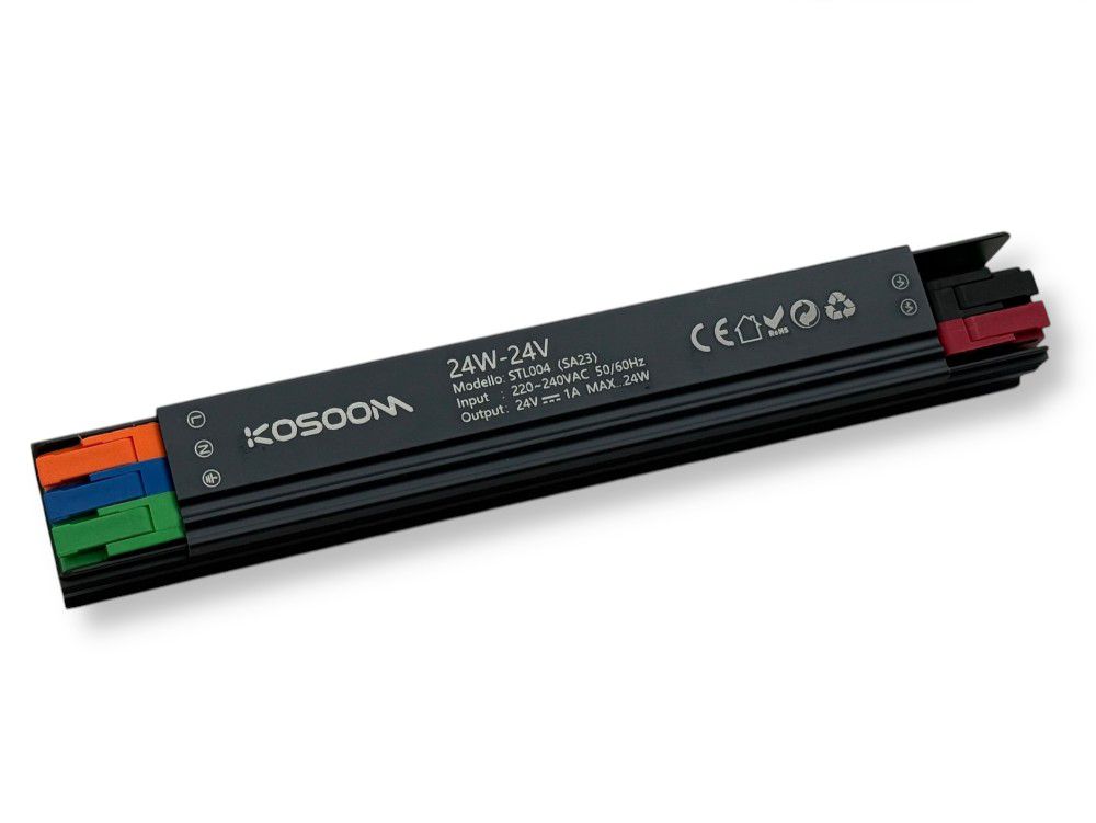 Kosoom Sa23 Mini-slim-schaltnetzteil 24v 1a 24w Metall Ip20 Mit Einstelltrimmer