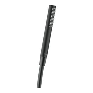 Duravit - Stabbrause Universal, mit Strahlart Rain, rund, reinigungsfreundlich, Schwarz Matt