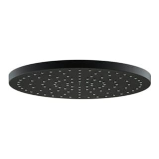Duschkopf Duravit Universal, mit Strahlart Rain, rund (ø 250 mm), Winkel verstellbar, Schwarz Matt