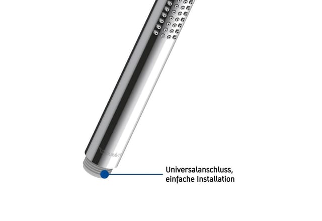Stabbrause Duravit Universal, wassersparend, mit Strahlart Rain, reinigungsfreundlich, Chrom
