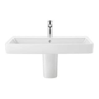 Duravit - No.1 Waschtisch, 1 Hahnloch, mit Überlauf, 800x460mm,