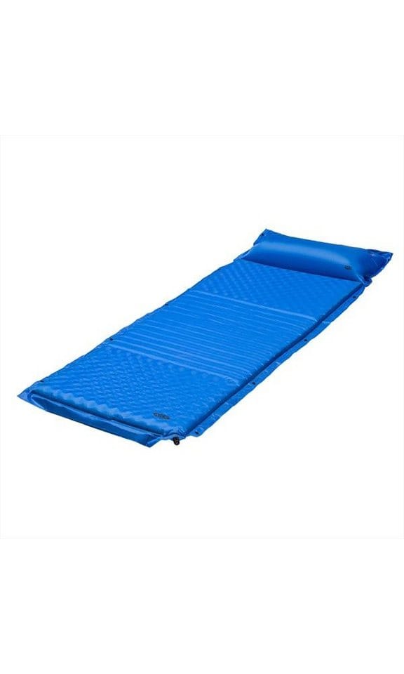 Nc4001 Blau Selbstaufblasende Matte Mit Kissen Nils Camp