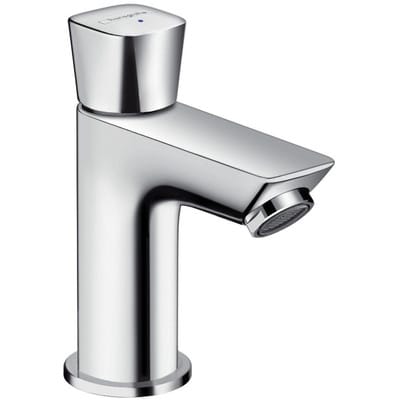 hansgrohe Logis Standventil 80mm, Chrom für Kaltwasser oder vorgemischtes Wasser ohne Garnitur