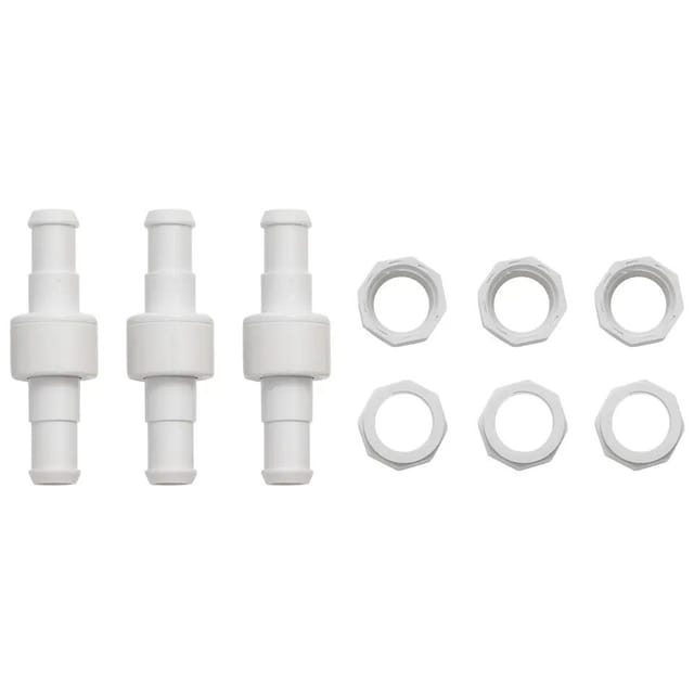 Ineasicer Poolreiniger-Drehgelenk-Kugellagerschlauch D20, Ersatz für Polaris 180 280 380 3900 Poolreiniger-Drehgelenk-Kugellager D20 D15, 3er-Pack in
